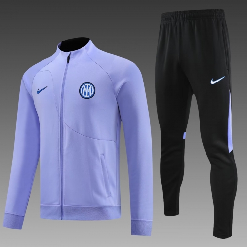 2023/24  Inter Milan Purple Thailand Soccer Jacket Uniform-PO