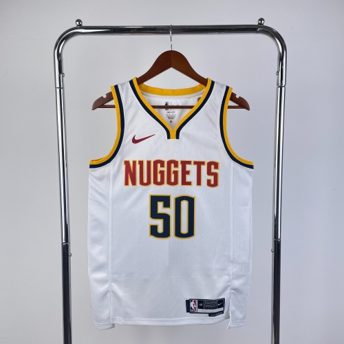 2023 Season NBA Denver Nuggets White #50 Jersey-311