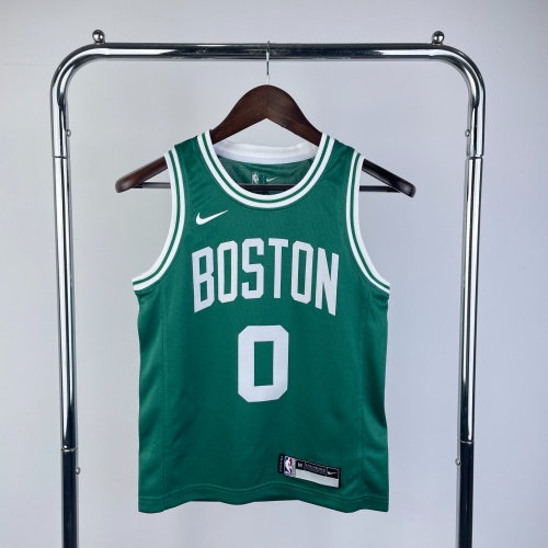 Boston Celtics Green #0 Youth/Kids NBA Uniform-311