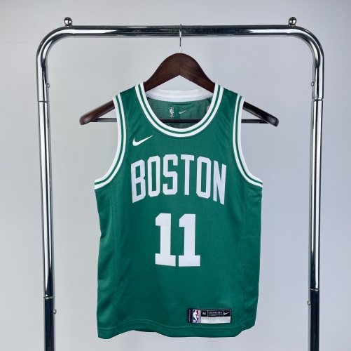 Boston Celtics Green #11 Youth/Kids NBA Uniform-311