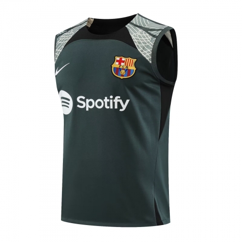 2023/24 Barcelona CyanThailand Soccer Training Vest-418