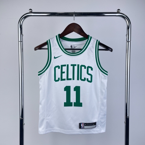 Boston Celtics White #11 Youth/Kids NBA Uniform-311
