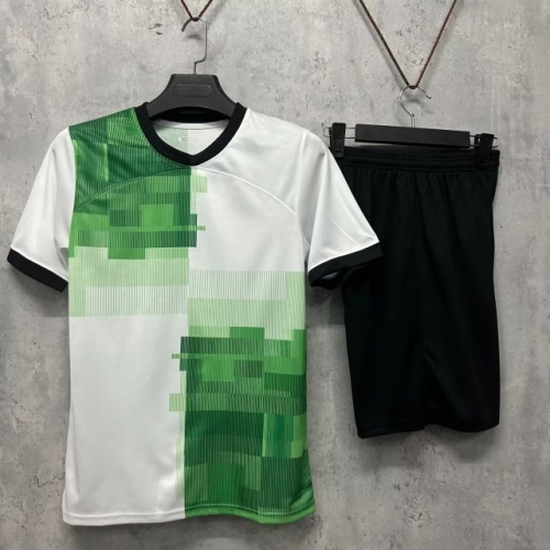 Customize 2023/24 Liverpool Away Green & White Soccer Uniform-DN