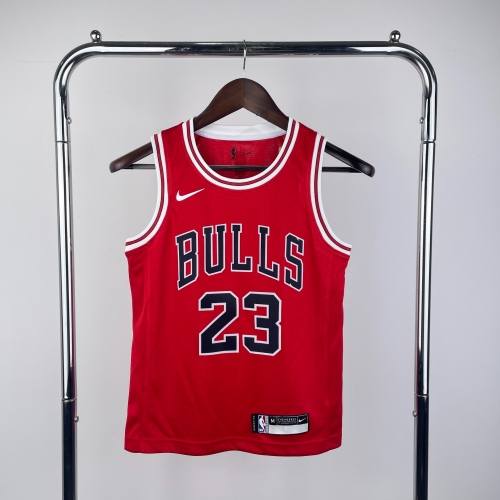 Chicago Bull Red #23 Youth/Kids NBA Uniform-311