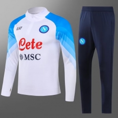 2022/23 Napoli White Thailand Soccer Tracksuit Unifrom-GDP