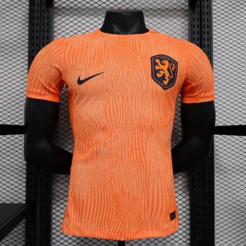 Player Version 2023/24 Netherlands Home Orange Thailand Soccer Jersey AAA-2100/888