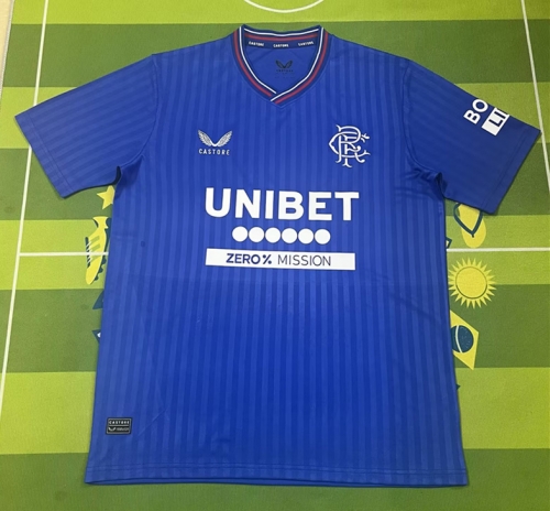 2023/24 Rangers Home Blue Thailand Soccer Jersey AAA-522/320