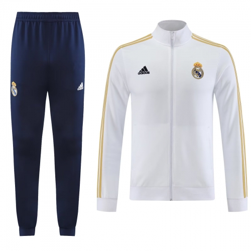 2022/23 Real Madrid White Thailand Jacket Uniform-LH