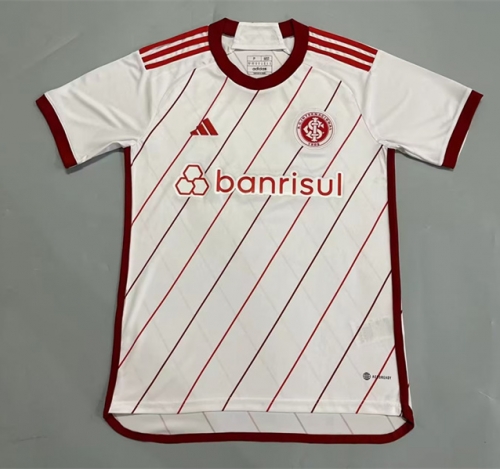 2023/24 Brazil SC Internacional Away White Thailand Soccer Jersey AAA-711/JM/908