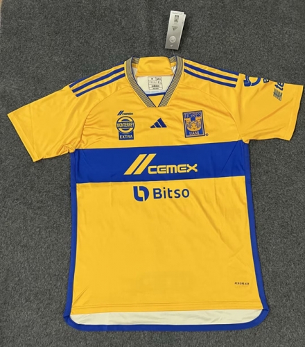 2023/24 Tigre UANL Home Yellow Thailand Soccer Jersey AAA-416/47/908