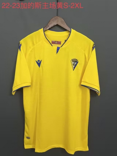 2023/24 Cádiz CF Home Yellow Thailand Soccer Jersey AAA-709
