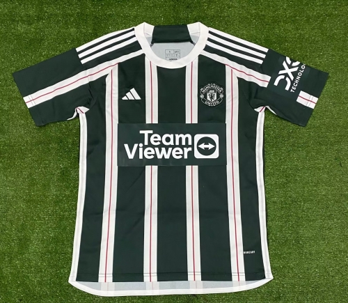 2023/24 Manchester United Away Green Thailand Soccer Jersey AAA-705/416/320