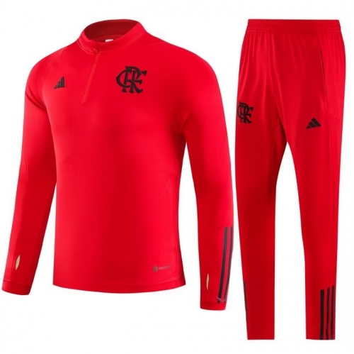 2023/24 Flamengo Red Thailand Tracksuit Uniform-GDP