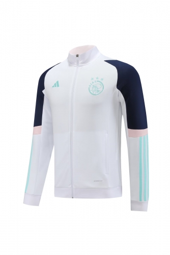 2022/23 Ajax White Thailand Soccer Jacket Top-LH