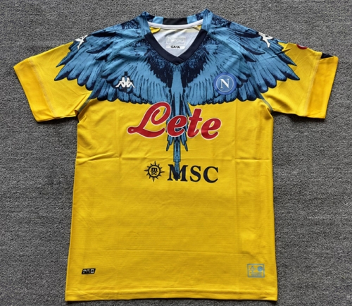 2023/24 Napoli Yellow Thailand Soccer Jersey AAA-SX