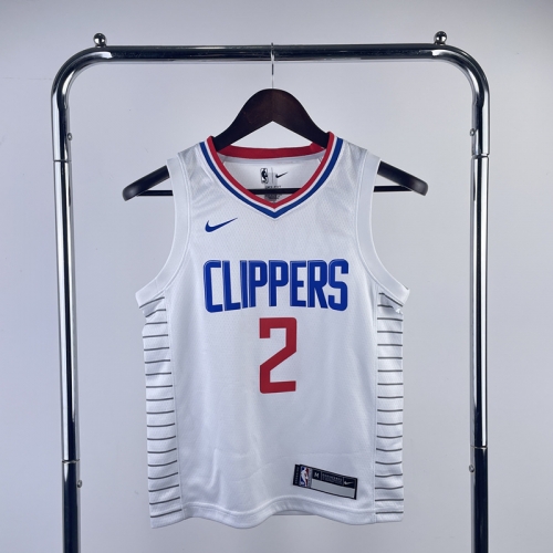 Kids/Youth NBA Los Angeles Clippers White #2 Jersey-311