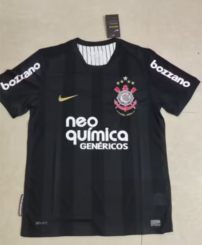 2010 Retro Version Corinthians Away Black Thailand Soccer Jersey AAA-905