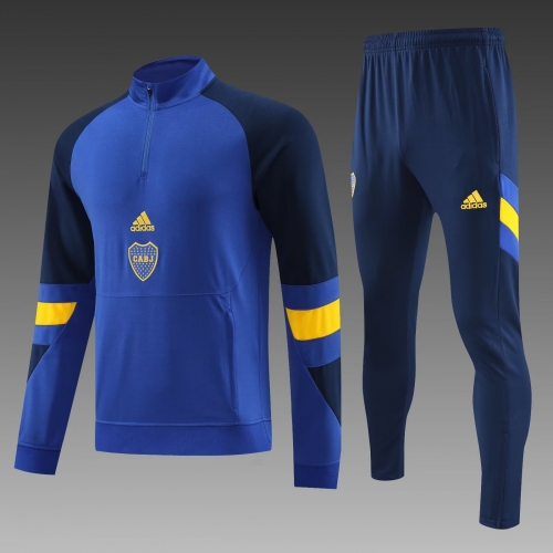 2023/24 Boca Juniors Blue Thailand Tracksuit Uniform-PO
