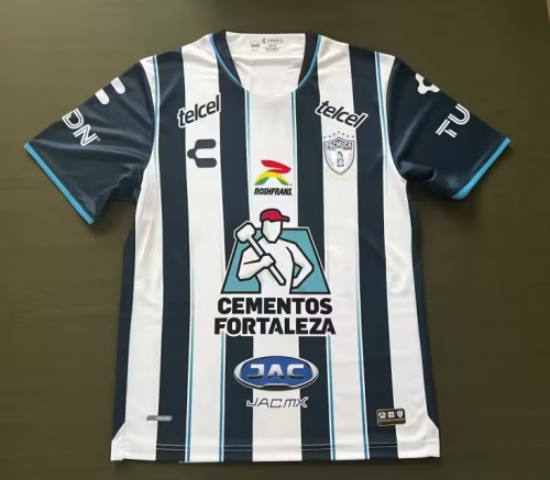 2023/24 CF Pachuca Home Blue & White Thailand Soccer Jersey AAA-912