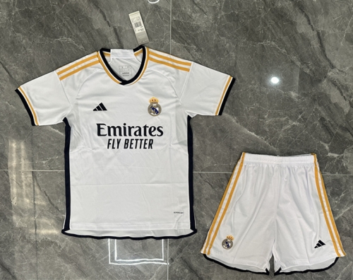 2023/24  Real Madrid Home White Soccer Uniform-315/36/516/36