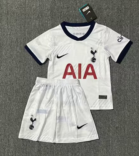 2023/24 Tottenham Hotspur Home White Kid/Youth Soccer Uniform-SL/507