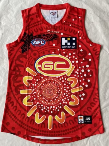 2023 Season AFL Giants Red Thailand Rugby Shirts Vest-805