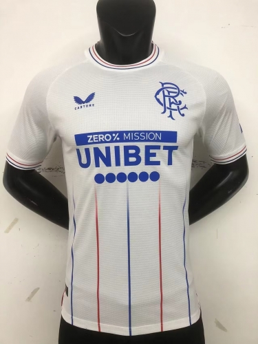 Player Version 2023/24 Rangers Away White Thailand Soccer Jersey AAA-MY