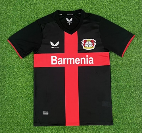 2023/24 Bayer 04 Leverkusen Home Black Thailand Soccer Jersey AAA-320