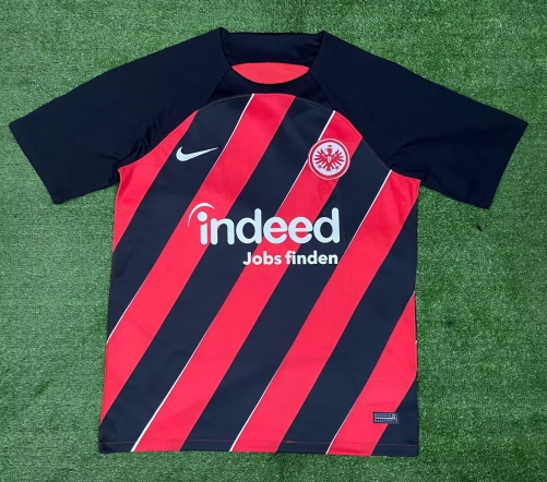 2023/24 Eintracht Frankfurt Home Black & Red Thailand Soccer Jersey AAA-320/709/416