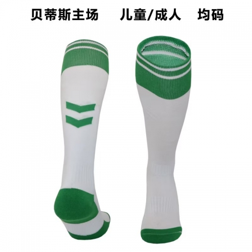 2023/24 Real Betis Home White & Green Thailand Soccer Socks