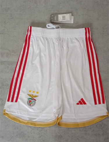 2023/24 Benfica Home White Thailand Soccer Shorts-315