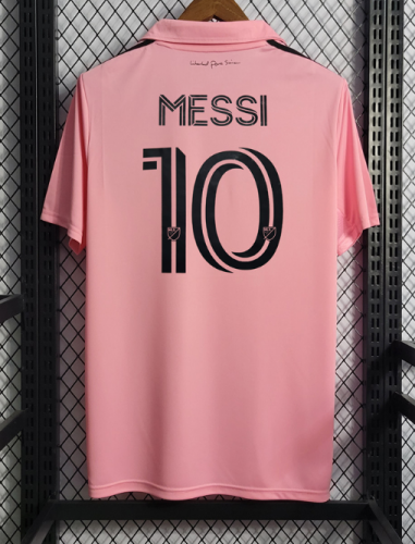 2023/24 Inter Miami CF Pink #10 (MESSI) Thailand Soccer Jersey AAA-705/416/320