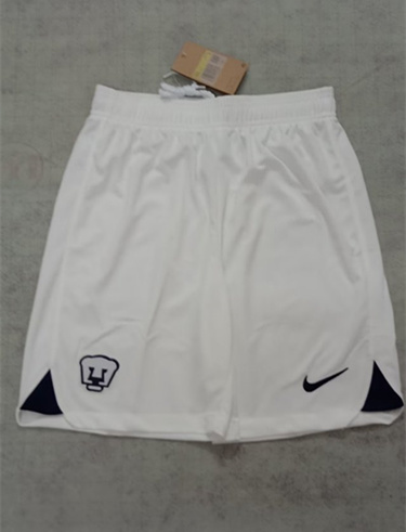 2023/24 Pumas UNAM Home White Thailand Soccer Shorts-315