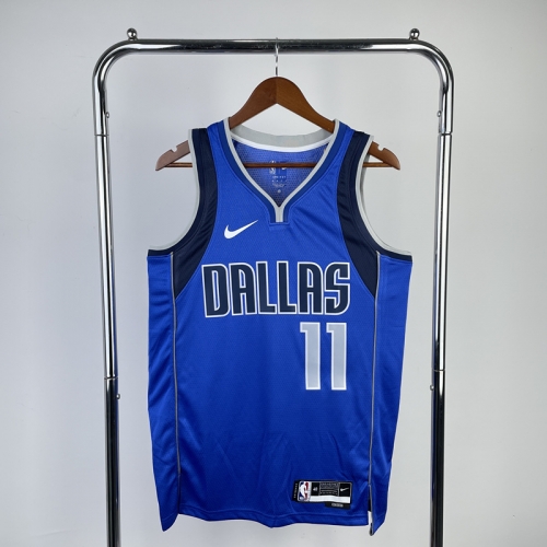 2023 Season NBA Dallas Mavericks Blue #11 Jersey-311