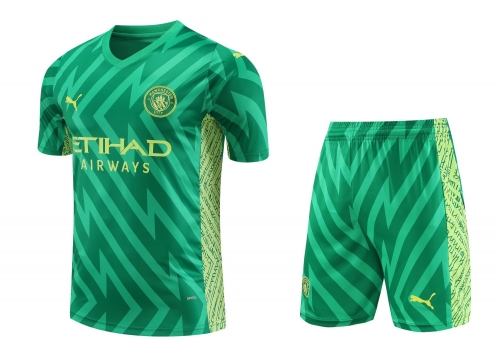 2023/24 Manchester City Goalkeeper Green Thailand Soccer Unifrom-418