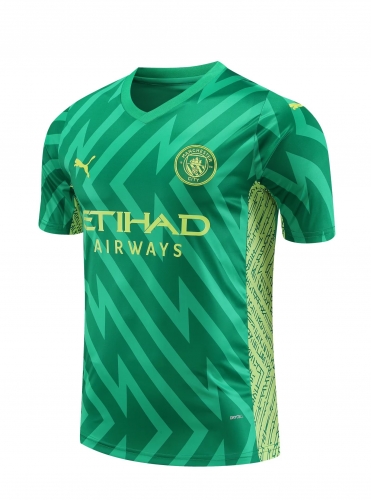2023/24 Manchester City Goalkeeper Green Thailand Soccer Jerseys AAA-418