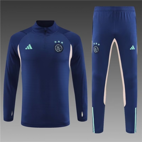 2023/24 Ajax Royal Blue Thailand Tracksuit Uniform-801/GDP