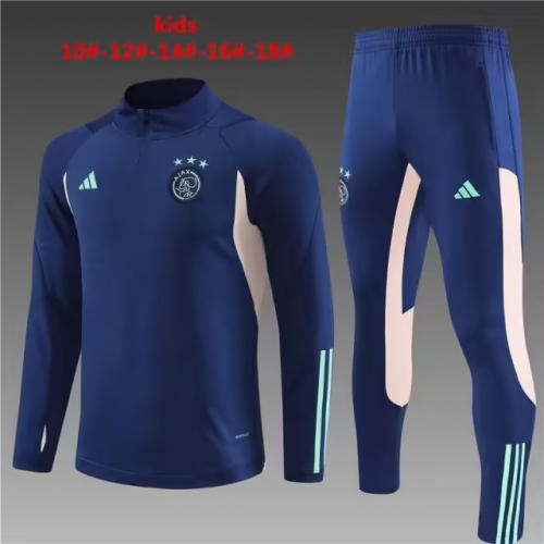 2023/24 Ajax Royal Blue Kids/Youth Tracksuit Uniform-801