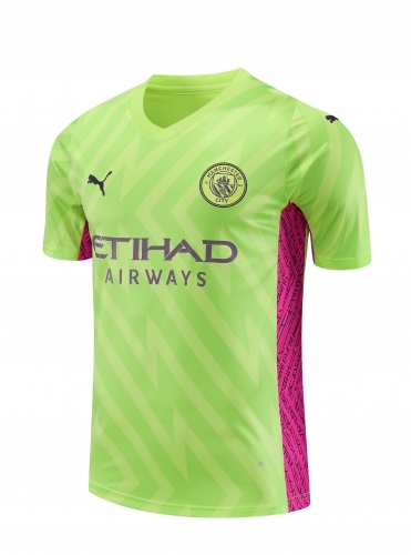 2023/24 Manchester City Goalkeeper Light Green Thailand Soccer Jerseys-418/407