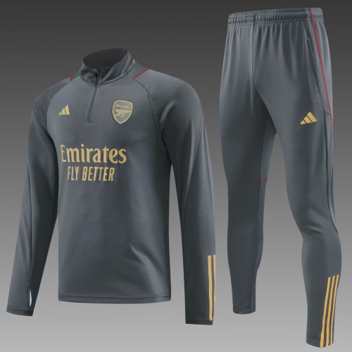 2023/24 Arsenal Gray Thailand Soccer Uniform-PO/801