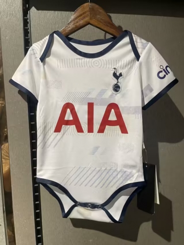 (Size 9/12) 2023/24 Tottenham Hotspur Home White Baby Soccer Uniform-308