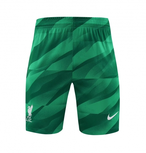 2023/24 Liverpool Goalkeeper Green Thailand Soccer Shorts-418