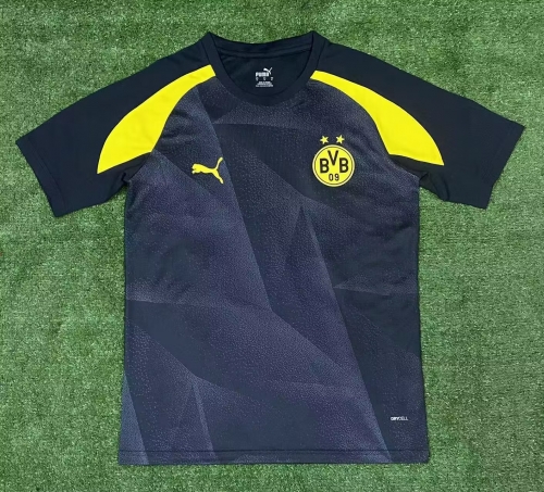 2023/24 Borussia Dortmund Black & Gray Thailand Training Soccer Jersey-416