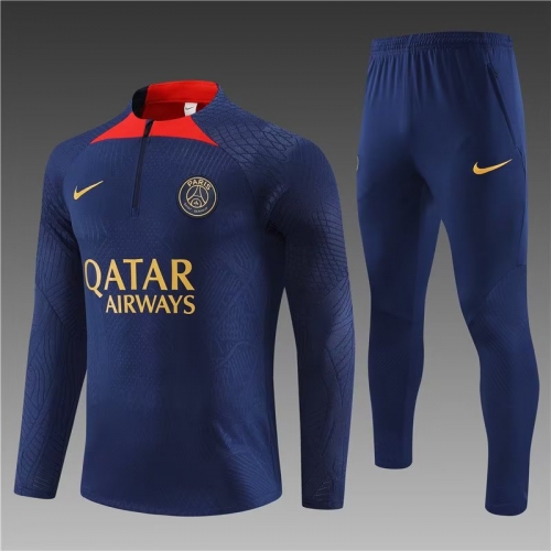 Player Version 2023/24 Paris SG Royal Blue Thailand Soccer Uniform-801