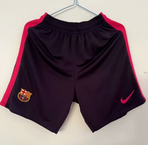 16 Retro Version Barcelona Home Blue Thailand Soccer Shorts-301