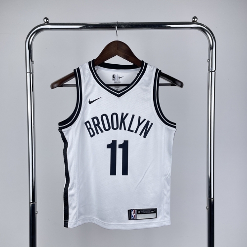 Kids/Youth NBA Brooklyn Nets White #11 Jersey-311
