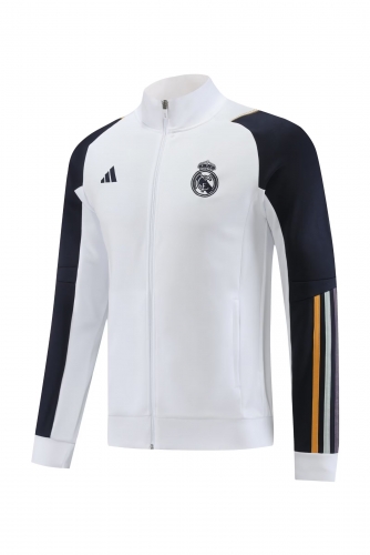 2024/25 Real Madrid White Thailand Jacket Top-LH