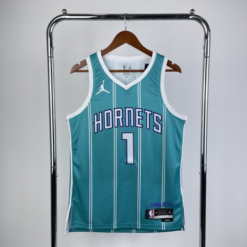2023 Season NBA Charlotte Hornets Away Blue #1 Jersey-311