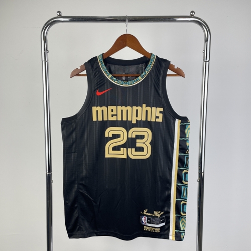 21 Season City Version Memphis Grizzlies NBA Black #23 Jersey-311