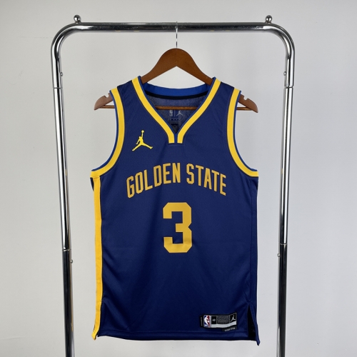 2023 Season Feiren Limited Version Golden State Warriors NBA Blue #3 Jersey-311